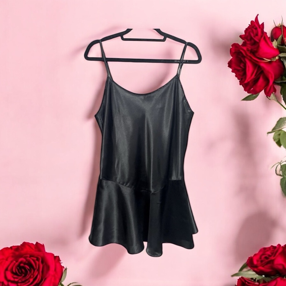 Victoria’s Secret Collection Vintage Camisole Slip Black Size‎ L